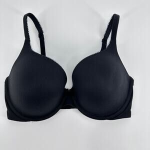 Victoria Secret Body by Victoria Perfect Shape Black Padded Underwire Bra 34DD